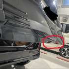 スペーシア　バックドア板金塗装